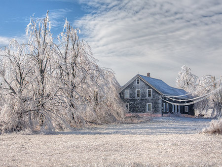 photo of winter ice storm